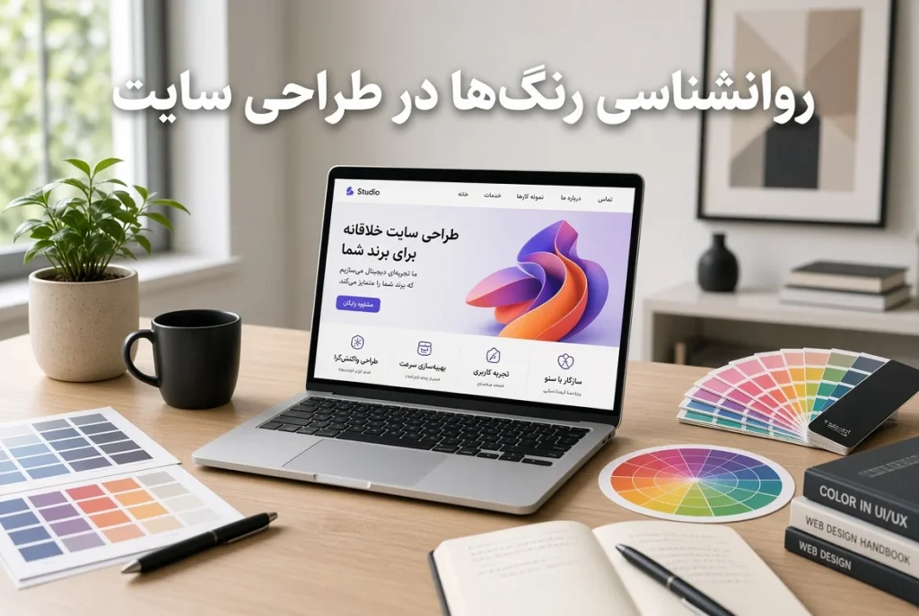 انتخاب رنگ در طراحی سایت